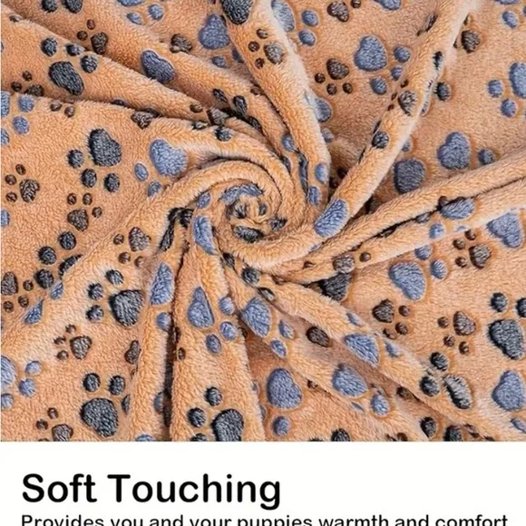 Colorful Plush Pet Blankets - Choice of Color - Machine Washable - Picture 5 of 11